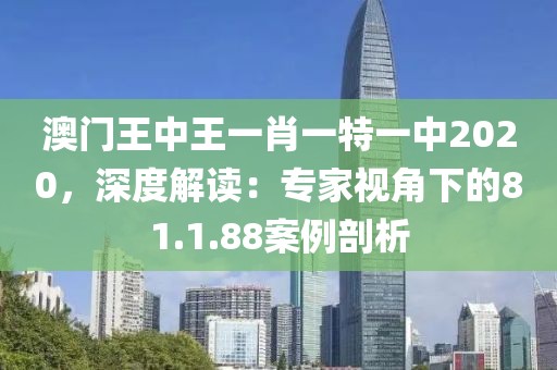 澳门王中王一肖一特一中2020，深度解读：专家视角下的81.1.88案例剖析