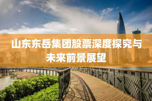 山东东岳集团股票深度探究与未来前景展望
