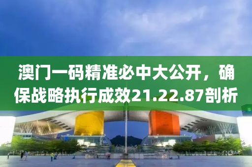 澳门一码精准必中大公开，确保战略执行成效21.22.87剖析