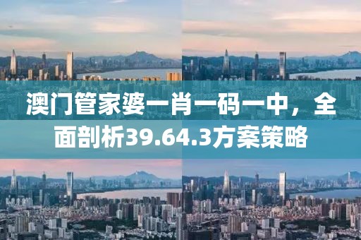 澳门管家婆一肖一码一中，全面剖析39.64.3方案策略