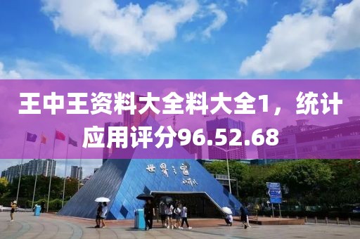 王中王资料大全料大全1，统计应用评分96.52.68