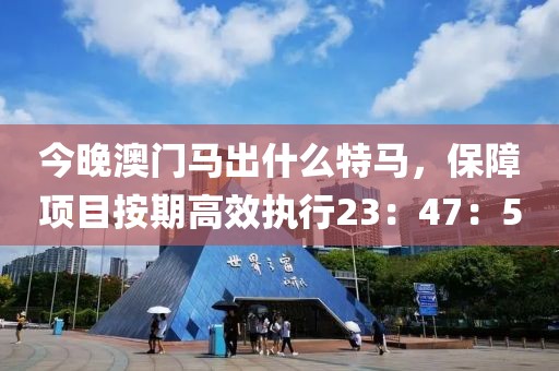 今晚澳门马出什么特马，保障项目按期高效执行23：47：5