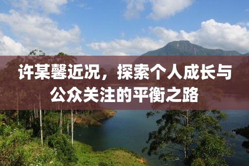 许某馨近况，探索个人成长与公众关注的平衡之路