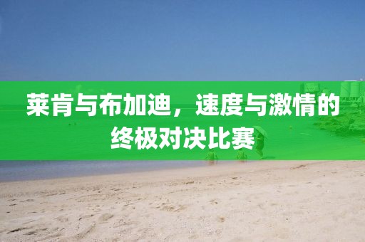 莱肯与布加迪，速度与激情的终极对决比赛