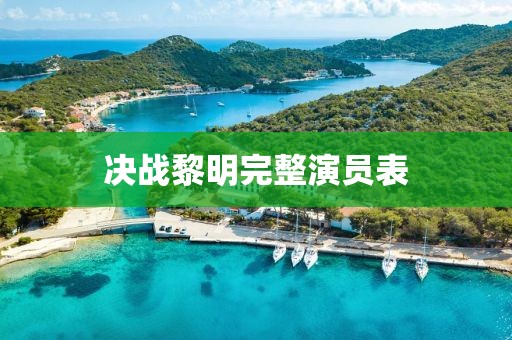 决战黎明完整演员表