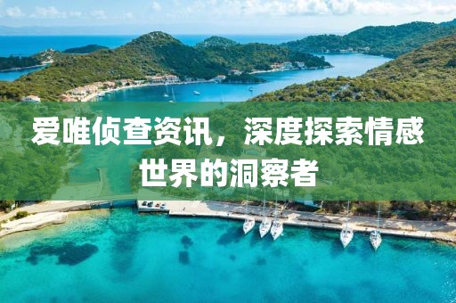 爱唯侦查资讯，深度探索情感世界的洞察者