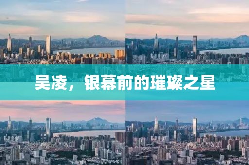吴凌，银幕前的璀璨之星