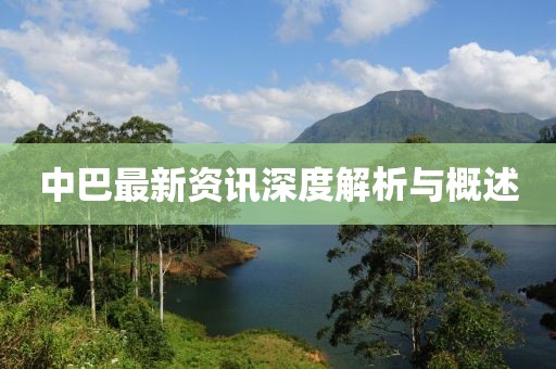 中巴最新资讯深度解析与概述