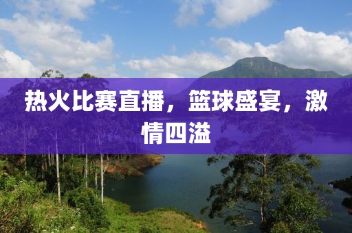 热火比赛直播，篮球盛宴，激情四溢