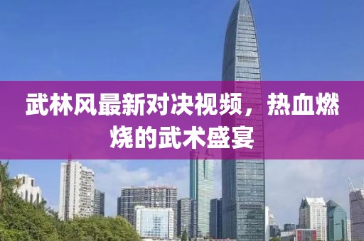 武林风最新对决视频，热血燃烧的武术盛宴