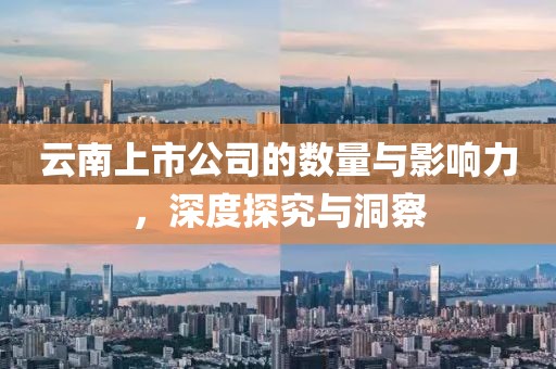 云南上市公司的数量与影响力，深度探究与洞察