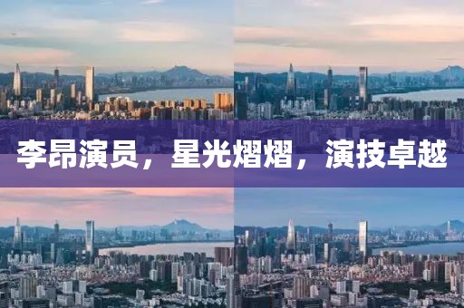 李昂演员，星光熠熠，演技卓越