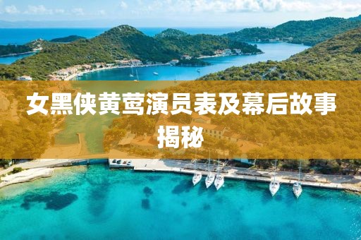 女黑侠黄莺演员表及幕后故事揭秘