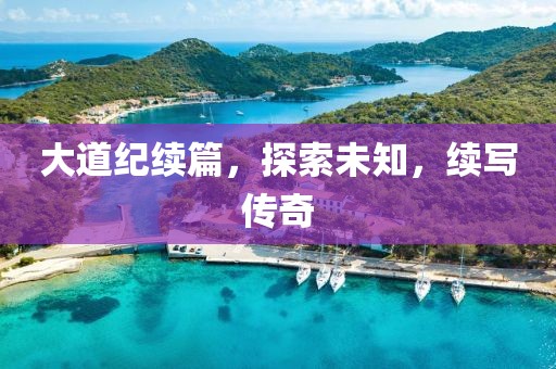 大道纪续篇，探索未知，续写传奇